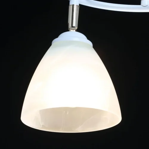 Светильник потолочный Нежность 676013502 DeMarkt белый 2 лампы, основание белое в стиле современный  фото 6