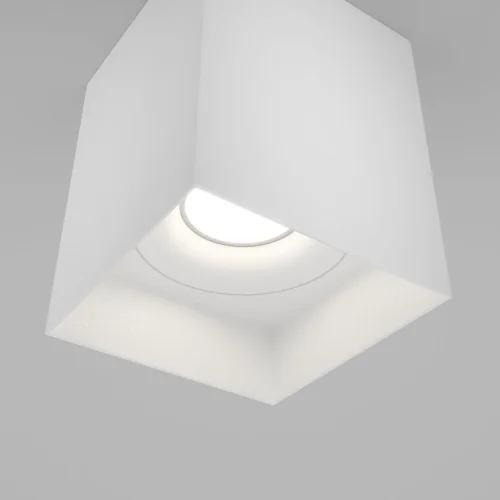 Светильник накладной Alfa C015CL-01W Maytoni белый 1 лампа, основание белое в стиле современный квадратный фото 6