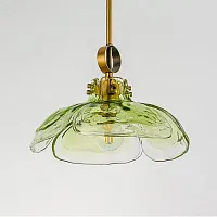 Светильник подвесной FLEUR C Зеленый 140697-26 ImperiumLoft зелёный 1 лампа, основание золотое в стиле современный лофт 