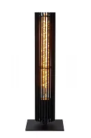 Настольная лампа лофт Lionel 73506/01/30 Lucide чёрная 1 лампа, основание чёрное металл в стиле современный 