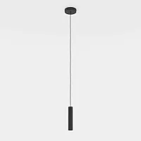 Светильник подвесной LED Almudaina 900926 Eglo чёрный 1 лампа, основание чёрное в стиле минимализм трубочки