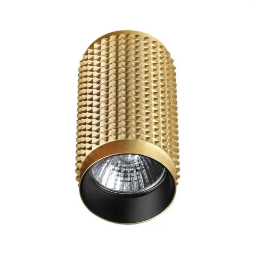 Светильник накладной Mais 370756 Novotech золотой 1 лампа, основание золотое в стиле современный хай-тек круглый