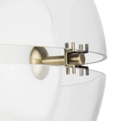 Светильник подвесной Modena 816043 Lightstar белый прозрачный 8 ламп, основание латунь в стиле современный арт-деко шар фото 3