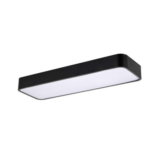 Светильник потолочный LED Piano 4077-1C Favourite белый 1 лампа, основание чёрное в стиле хай-тек линейный фото 4