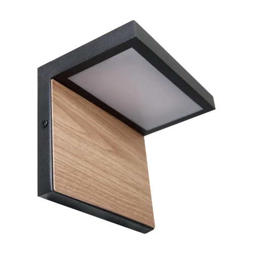 Настенный светильник LED Oak 100001W LOFT IT уличный IP54 чёрный 1 лампа, плафон чёрный в стиле современный хай-тек LED фото 5