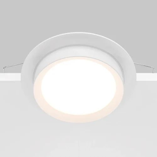 Светильник точечный Hoop DL086-GX53-RD-W Maytoni белый 1 лампа, основание белое в стиле современный  фото 4