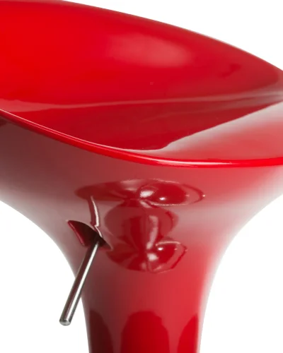Стул барный 1004-LM BOMBA, цвет сиденья красный, цвет основания хром Dobrin, красный/, ножки/металл/хром, размеры - 660*880***430*360 фото 8