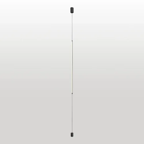 Светильник подвесной LED Gilmer LSP-0930 Lussole белый чёрный 1 лампа, основание чёрное в стиле минимализм хай-тек современный на растяжку фото 2