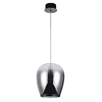 Светильник подвесной LED Campo 5875/51 SP-20 Divinare серый 1 лампа, основание чёрное в стиле современный 