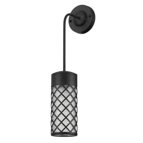 Настенный светильник Dunes 4834/1W Odeon Light уличный IP44 чёрный 1 лампа, плафон чёрный в стиле современный E27 фото 2