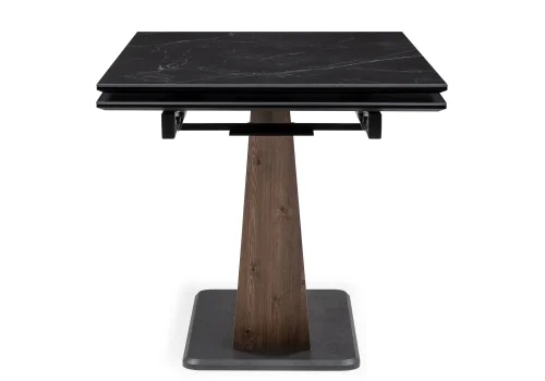 Керамический стол Кели 140(200)х80х76 черный мрамор / орех кантри / черный 532394 Woodville столешница мрамор черный из керамика фото 6
