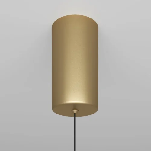 Светильник подвесной LED Ray P022PL-L20G3K Maytoni белый 1 лампа, основание золотое в стиле современный трубочки фото 4