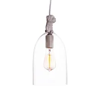 Светильник подвесной LOFT1808 LOFT IT прозрачный 1 лампа, основание белое в стиле лофт 