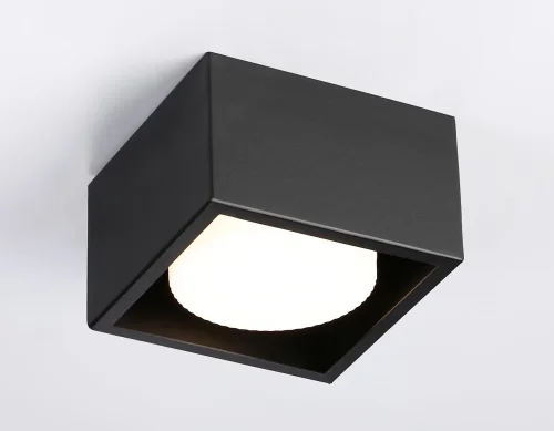 Светильник накладной TN70827 Ambrella light чёрный 1 лампа, основание чёрное в стиле современный хай-тек круглый фото 2