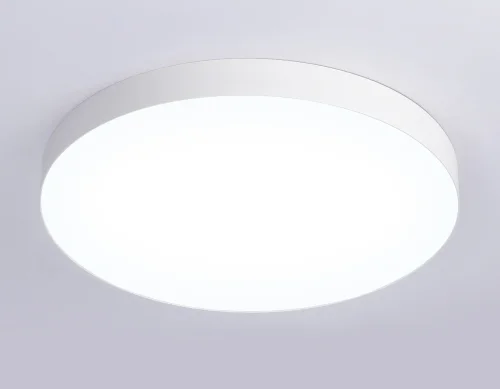 Светильник потолочный LED Air Alum FV5536 Ambrella light белый 1 лампа, основание белое в стиле современный хай-тек  фото 2