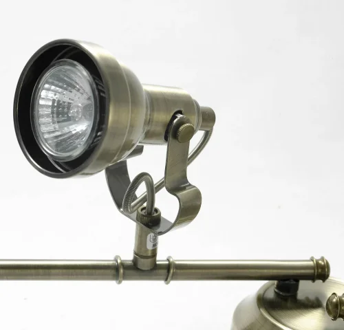 Спот с 4 лампами лофт Colorado GRLSP-9960 Lussole бронзовый GU10 в стиле лофт  фото 2