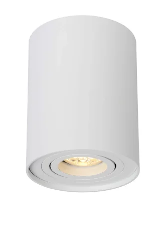 Светильник накладной TUBE 22952/01/31 Lucide белый 1 лампа, основание белое в стиле современный круглый