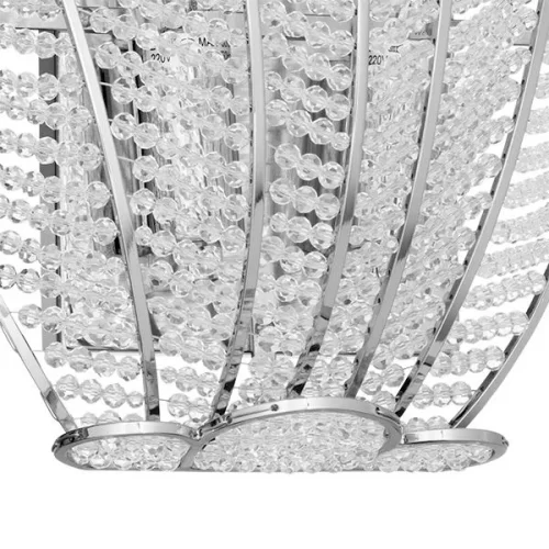 Бра  RICCIO 705634 Osgona хром прозрачный на 3 лампы, основание прозрачное хром в стиле классический  фото 3