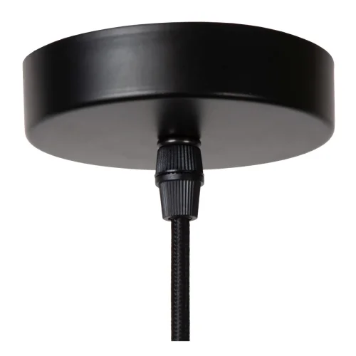 Светильник подвесной Spencer 34445/40/36 Lucide серый 1 лампа, основание чёрное в стиле винтаж  фото 5