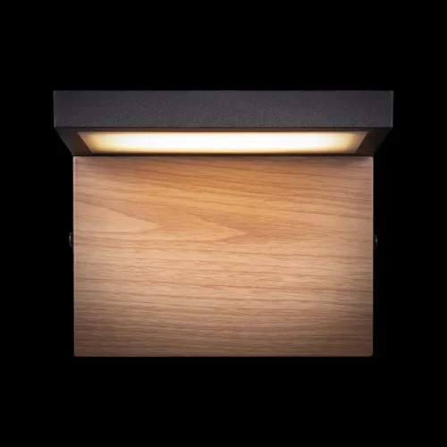 Настенный светильник LED Oak 100001W LOFT IT уличный IP54 чёрный 1 лампа, плафон чёрный в стиле современный хай-тек LED фото 7