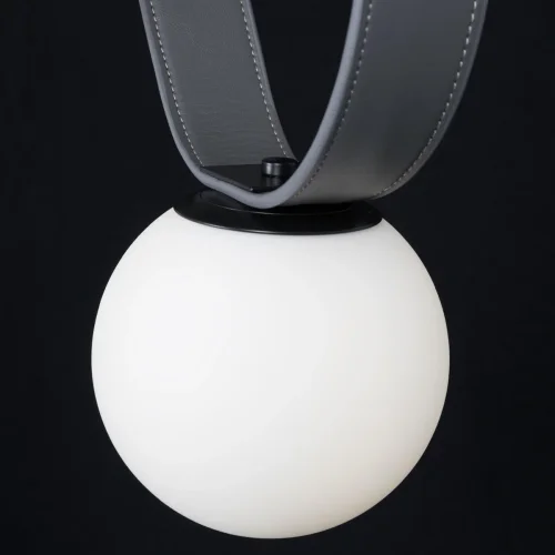 Светильник подвесной Picot 10240-5 LOFT IT белый 5 ламп, основание чёрное серое в стиле модерн  фото 8