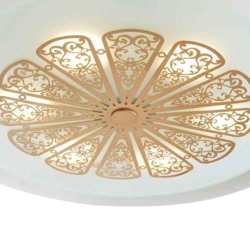 Светильник потолочный LED Incarnatio 2602-5C Favourite белый 6 ламп, основание белое золотое в стиле прованс  фото 2