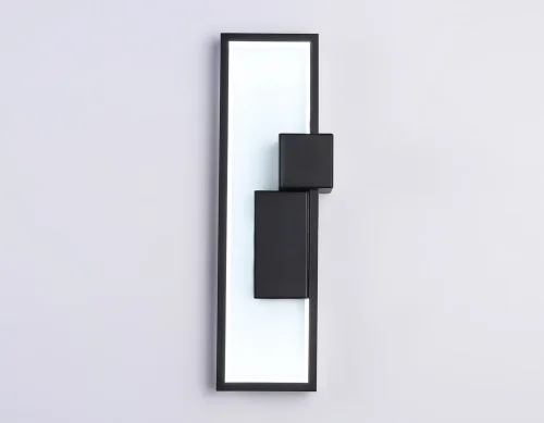 Бра LED FL5223 Ambrella light чёрный на 1 лампа, основание чёрное в стиле хай-тек современный отраженный свет фото 5