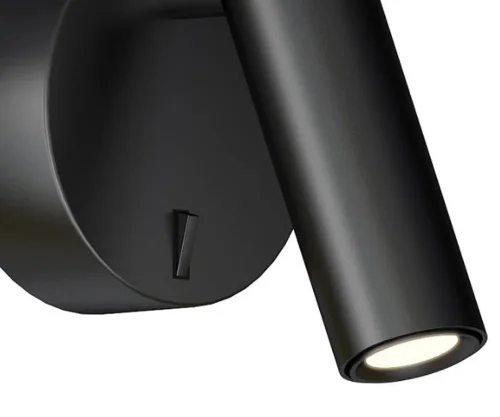 Спот с 1 лампой LED Алери 08070,19 Kink Light чёрный LED в стиле 10086 хай-тек с выключателем фото 3