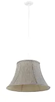 Светильник подвесной Cantare E 1.3.P1 DG Arti Lampadari серый 1 лампа, основание белое в стиле кантри прованс 