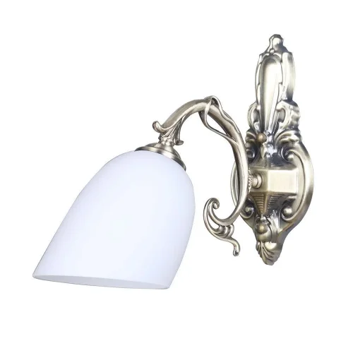 Бра Tellaro OML-56401-01 Omnilux белый на 1 лампа, основание бронзовое в стиле классический 