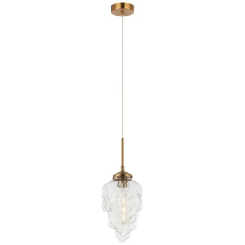 Светильник подвесной Cream 2152/02/01P Stilfort прозрачный 1 лампа, основание бронзовое в стиле современный 