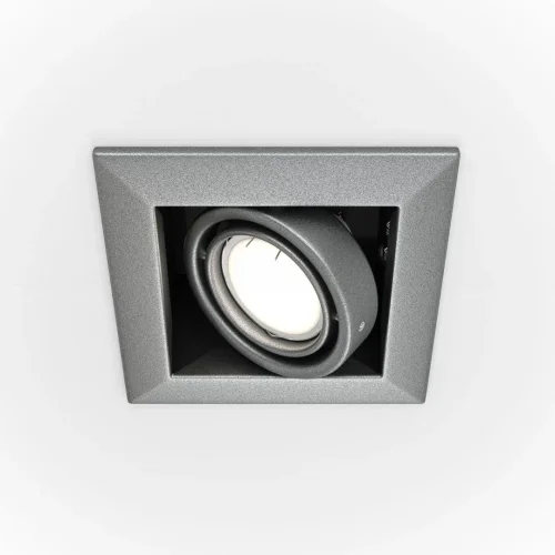 Светильник карданный Metal DL008-2-01-S Maytoni серебряный 1 лампа, основание серебряное в стиле современный  фото 3