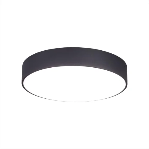 Светильник накладной LED Тао CL712242N Citilux белый 1 лампа, основание чёрное в стиле современный круглый