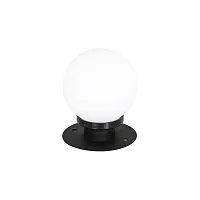 Парковый светильник Ballito 4069-1T Favourite уличный IP44 чёрный 1 лампа, плафон белый в стиле минимализм E14