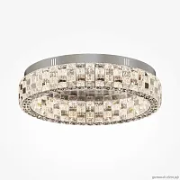Люстра потолочная LED Castello MOD335CL-L24CH3K Maytoni прозрачная на 1 лампа, основание хром в стиле современный 