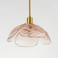 Светильник подвесной FLEUR A Розовый 178126-26 ImperiumLoft розовый 1 лампа, основание золотое в стиле современный 