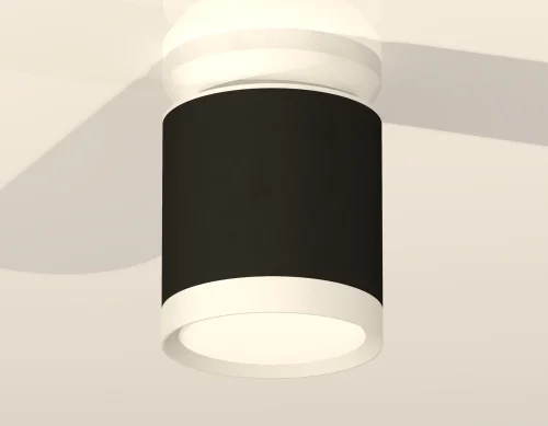 Светильник накладной XS8142015 Ambrella light чёрный 1 лампа, основание чёрное в стиле хай-тек круглый фото 3