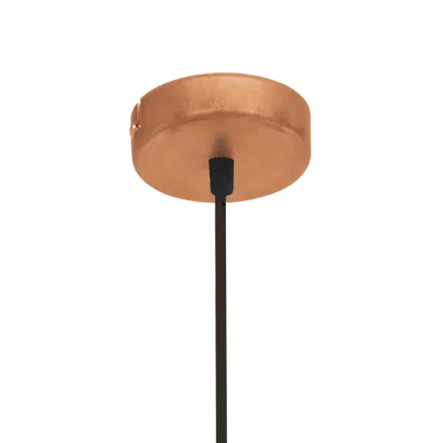 Светильник подвесной CARLTON 49258 Eglo медь 1 лампа, основание коричневое красное медь в стиле лофт  фото 4