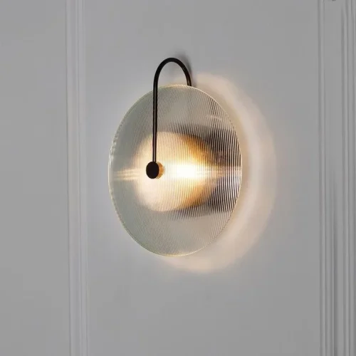 Настенный светильник EMMEN Черный 140657-26 ImperiumLoft белый на 1 лампа, основание чёрное в стиле лофт современный  фото 4
