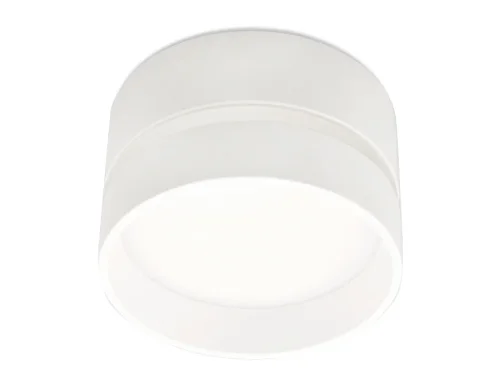 Светильник накладной TN620 Ambrella light белый 1 лампа, основание белое в стиле хай-тек современный круглый фото 2