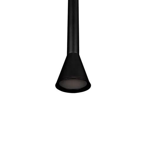 Светильник подвесной LED Pipe 10337/850 Black LOFT IT чёрный 1 лампа, основание чёрное в стиле современный хай-тек трубочки фото 3