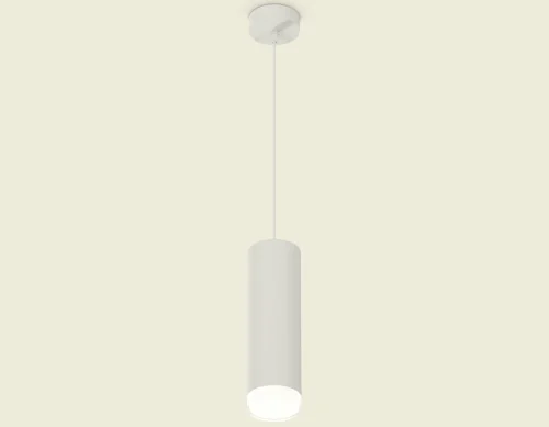 Светильник подвесной XP8191010 Ambrella light белый 1 лампа, основание белое в стиле современный хай-тек трубочки фото 2