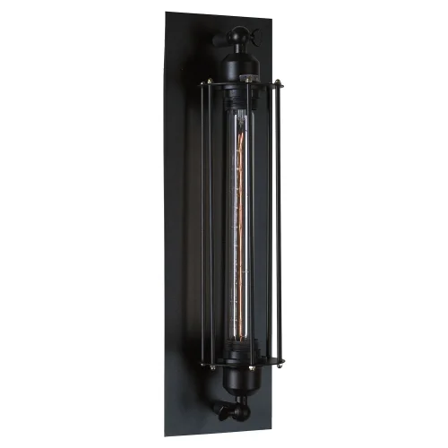 Бра лофт LSP-9120 Lussole чёрный на 1 лампа, основание чёрное в стиле лофт 