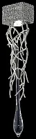 Бра Divina WE186.01.201 Wertmark матовый никель 1 лампа, основание матовое никель в стиле арт-деко 