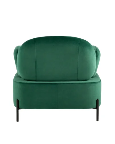 Кресло Кэнди велюр зелёный УТ000035881 Stool Group, зелёный/велюр, ножки/металл/чёрный, размеры - ****860*790мм фото 5