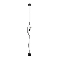 Светильник подвесной Parentesi 10346-1 Black LOFT IT без плафона 1 лампа, основание чёрное в стиле модерн на растяжку