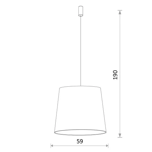 Светильник подвесной Cone L 8437-NW Nowodvorski розовый 1 лампа, основание белое в стиле современный  фото 2