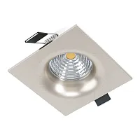 Светильник точечный LED Saliceto 98472 Eglo матовый никель 1 лампа, основание матовое никель в стиле современный 