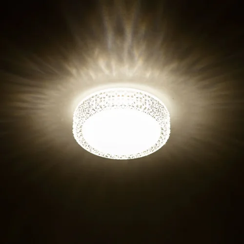 Светильник потолочный LED RGB с пультом Альпина Смарт CL718A12G Citilux белый 1 лампа, основание белое в стиле современный с пультом фото 4