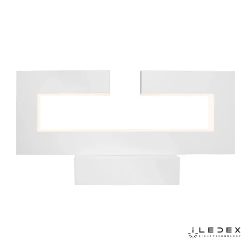 Бра LED Stalker 9082-350-B WH iLedex белый на 1 лампа, основание белое в стиле современный хай-тек  фото 2